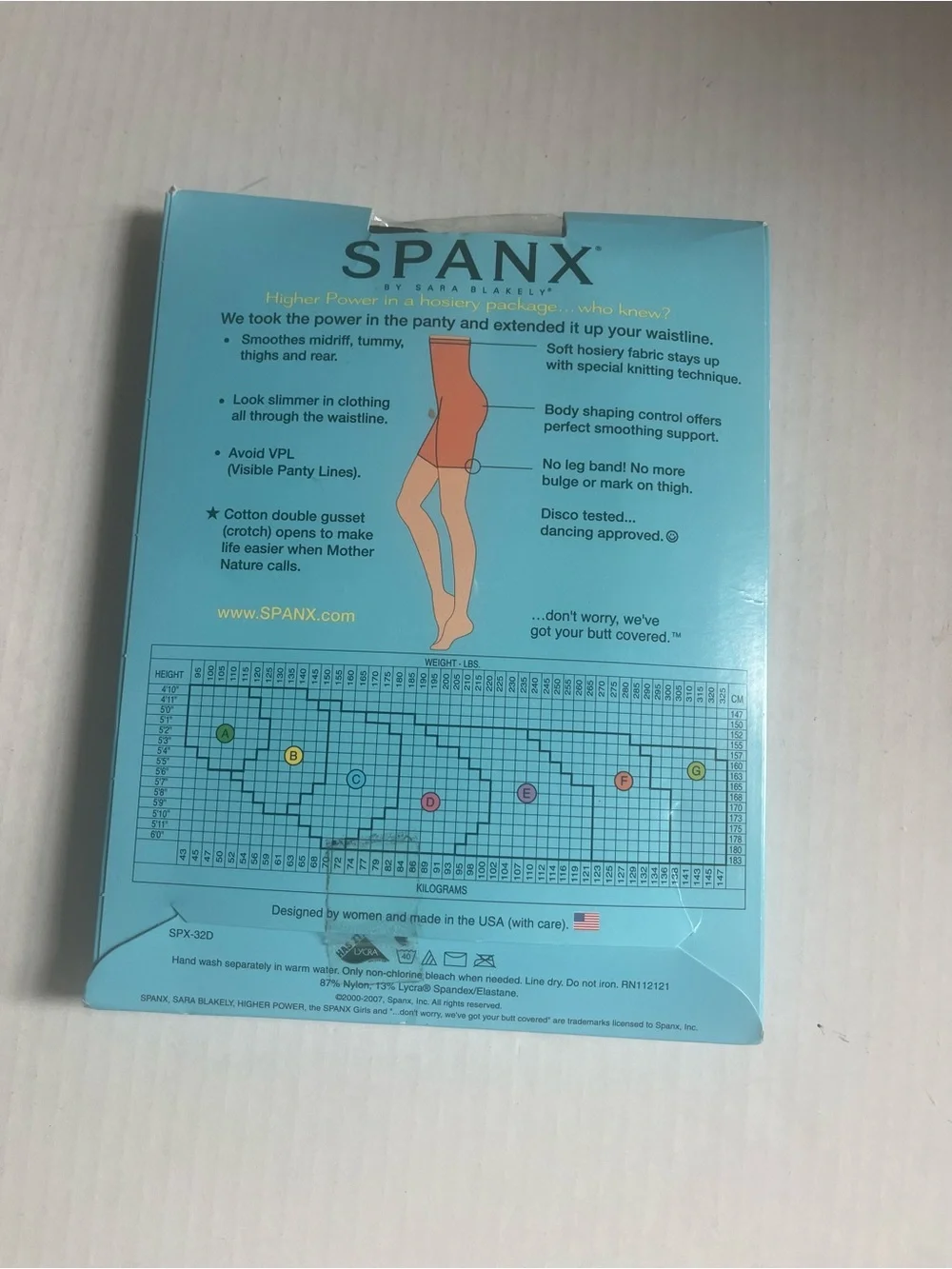 SPANX Higher Power High Waisted Power Panty - Aqua